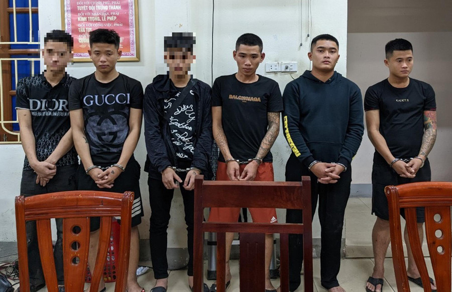 Các đối tượng bị cơ quan công an bắt giữ. Các đối tượng bị cơ quan công an bắt giữ.