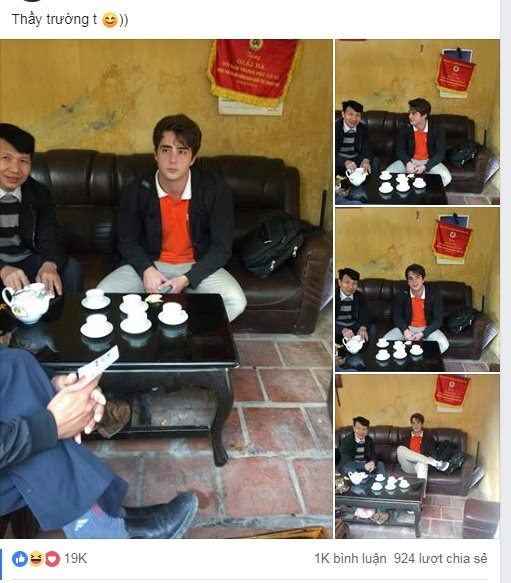 Thầy giáo Tây đẹp trai tựa "nam thần" gây "sốt" mạng ảnh 1 Thầy giáo Tây đẹp trai tựa "nam thần" gây "sốt" mạng ảnh 1