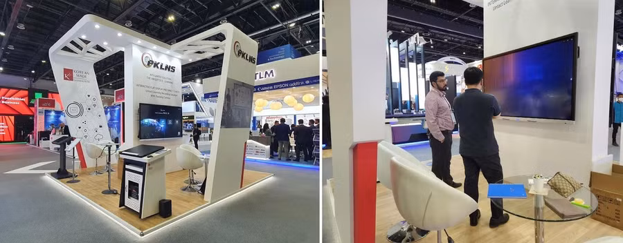 Màn hình Prospace của PKLNS được trưng bày tại các triển lãm quốc tế