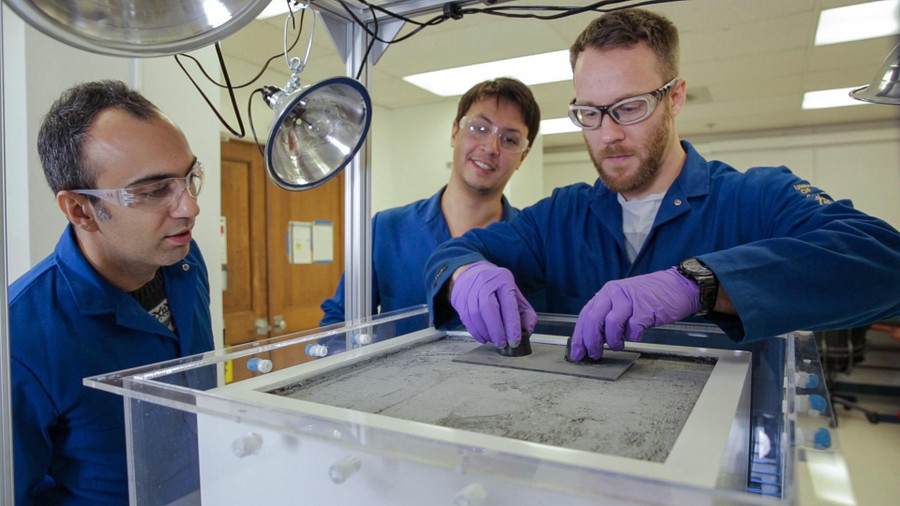 Chiết xuất nước từ không khí trong phòng thí nghiệm.