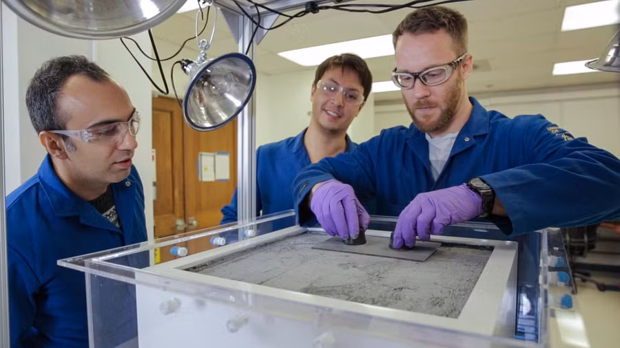 Chiết xuất nước từ không khí trong phòng thí nghiệm. Chiết xuất nước từ không khí trong phòng thí nghiệm.