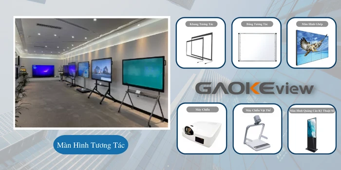 Tổng quan các sản phẩm chính của Gaokeview. 