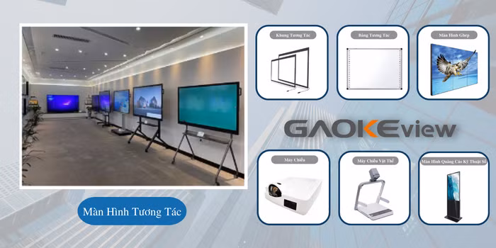 Tổng quan các sản phẩm chính của Gaokeview. 