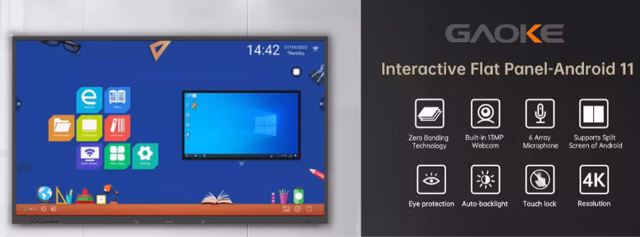 Màn hình tương tác Gaoke - Giải pháp NGHE - NHÌN - TƯƠNG TÁC toàn diện cho giáo dục