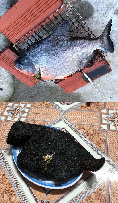 Cá nướng huyền bí. Cá nướng huyền bí.