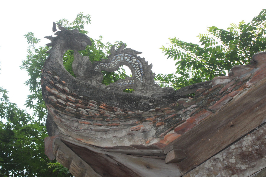 Kiến trúc rồng ở đao đình.