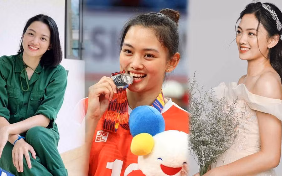 Ngẩn ngơ trước vẻ đẹp của hoa khôi bóng chuyền Thu Hoài