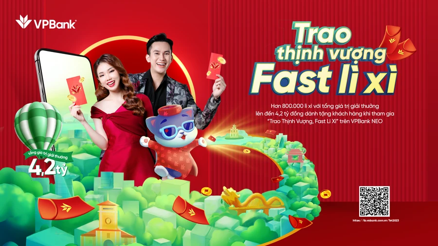 VPBANK tri ân khách hàng 'cơn mưa lì xì' lên đến 4,2 tỷ đồng 