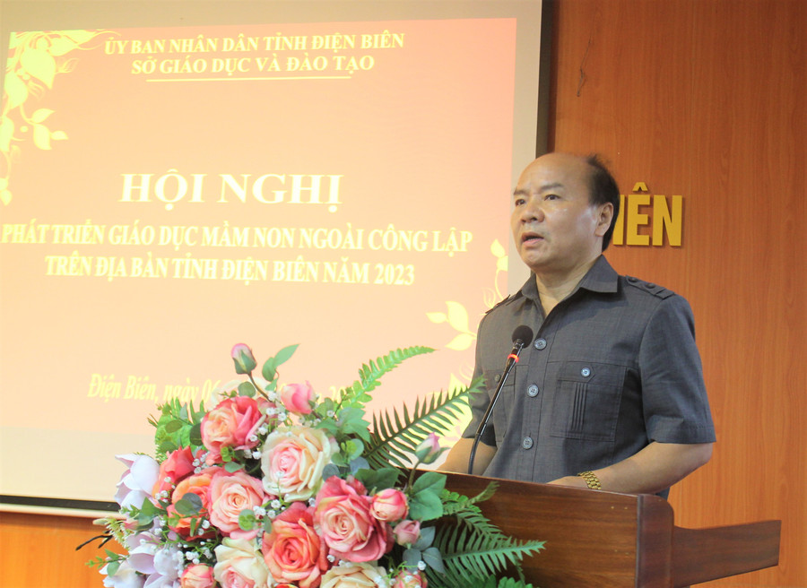 Ông Đào Hoài Nam, Phó Chủ tịch UBND thành phố Điện Biên Phủ tham luận tại Hội nghị. Ông Đào Hoài Nam, Phó Chủ tịch UBND thành phố Điện Biên Phủ tham luận tại Hội nghị.