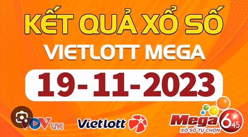 Kết quả xổ số Mega 6/45 hôm nay 26/11/2023 - Xổ số Vietlott Chủ nhật