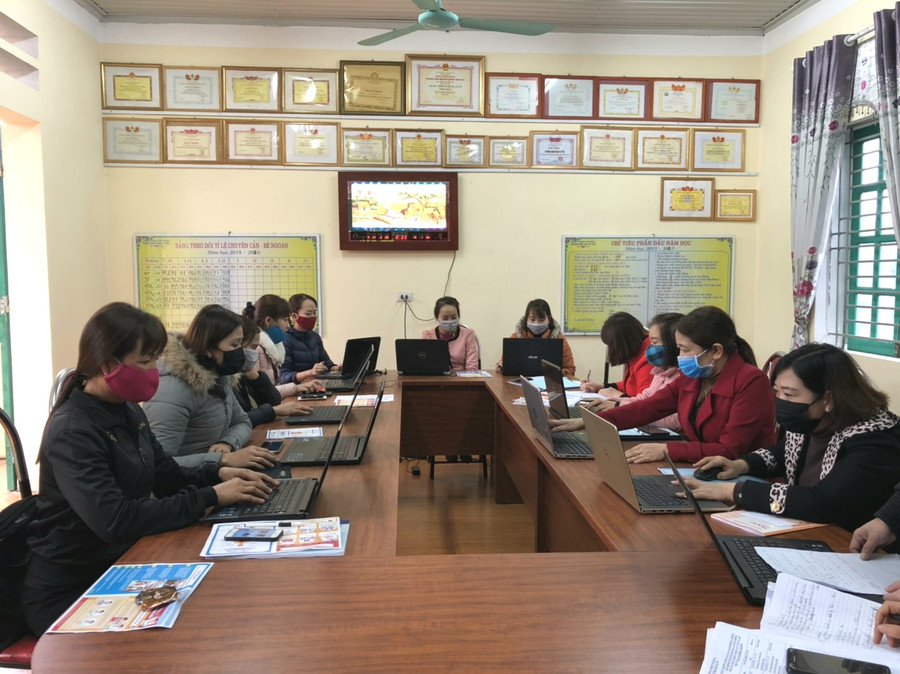 Trường MN Vũ Yển thực hiện bồi dưỡng chuyên môn trong thời gian HS nghỉ học. Trường MN Vũ Yển thực hiện bồi dưỡng chuyên môn trong thời gian HS nghỉ học.