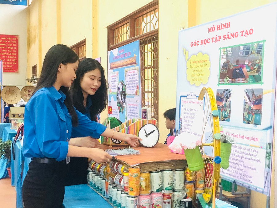 Nhiều ý tưởng, sản phẩm sáng tạo được trưng bày tại ngày hội