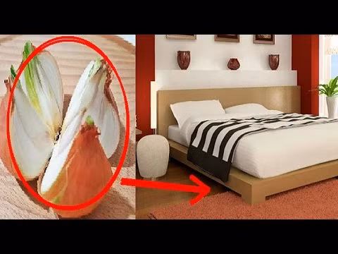 Cắt 3 miếng hành tây rồi đặt ở góc giường, sau một đêm chị em thấy điều kỳ diệu