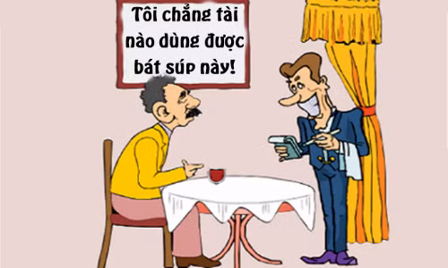 Phục vụ choáng trước yêu cầu đơn giản của thực khách