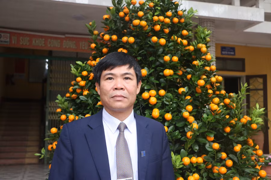 Thầy Đào Văn Duẩn - Hiệu trưởng Trường THPT Nam Trực.