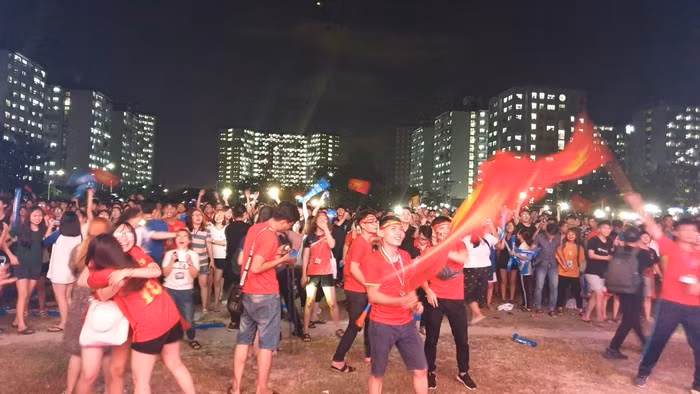 Triệu người xuống đường mừng tuyển Việt Nam vô địch AFF Cup 2018 ảnh 29 Triệu người xuống đường mừng tuyển Việt Nam vô địch AFF Cup 2018 ảnh 29