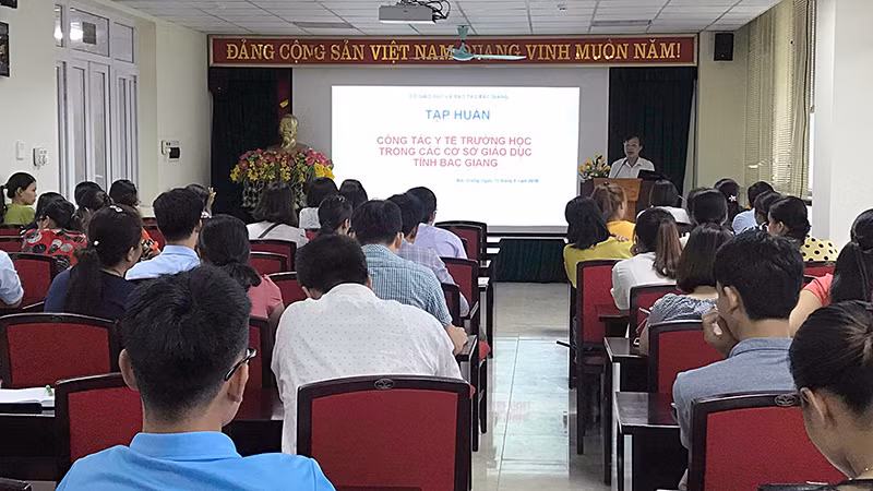 Toàn cảnh buổi tập huấn.