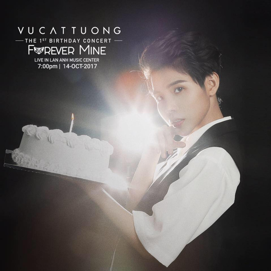 Forever Mine concert của Vũ Cát Tường sẽ diễn ra ngày 14/10 tại Trung tâm ca nhạc Lan Anh (TP. HCM). Forever Mine concert của Vũ Cát Tường sẽ diễn ra ngày 14/10 tại Trung tâm ca nhạc Lan Anh (TP. HCM).