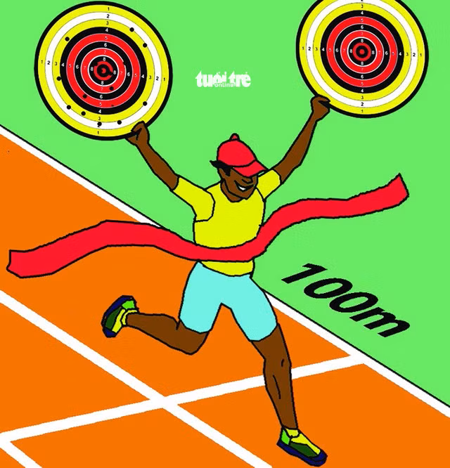 Nguyên nhân đoạt chức vô địch 100m - Ảnh 1.