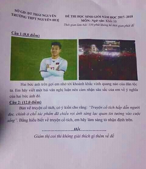 {title} U23 Việt Nam, đề thi văn, U23 châu Á, Vũ Văn Thanh, hậu vệ Văn Thanh