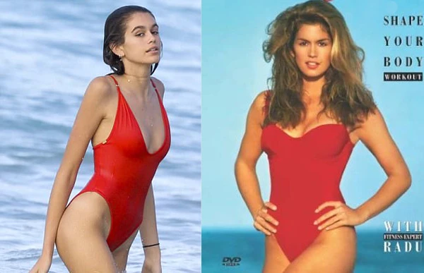 Con gái như bản sao hoàn hảo của Cindy Crawford ngày trẻ