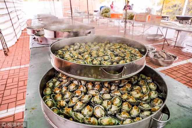 Choáng ngợp với cỗ cưới nhà quê: Phục vụ 1.500 người, bào ngư, hải sâm ai cũng có phần-4