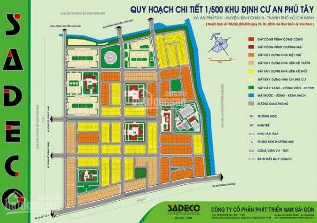 Phối cảnh tổng thể quy mô Dự án khu định cư An Phú Tây do SADECO công bố Phối cảnh tổng thể quy mô Dự án khu định cư An Phú Tây do SADECO công bố