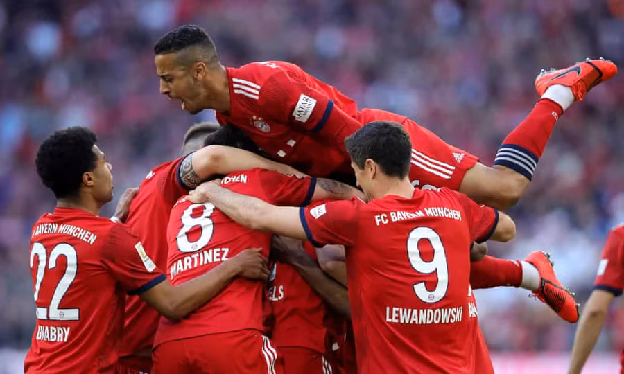 Bayern hoàn toàn vượt trội so với Dortmund