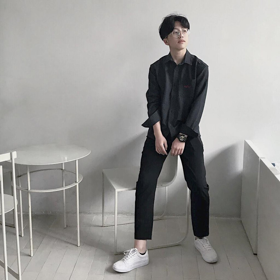 Mẹo diện sơ mi như mỹ nam Hàn từ em trai sinh năm 2002 ảnh 8