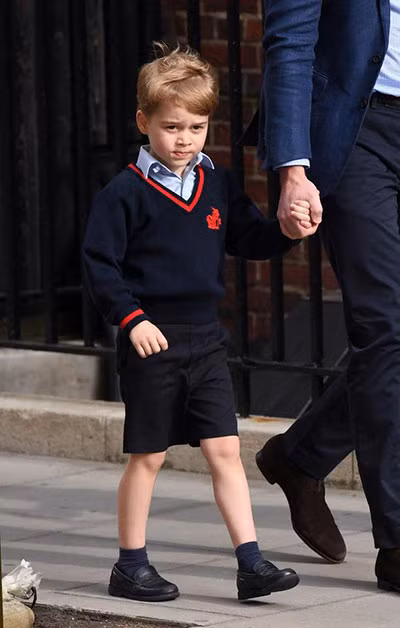 Hoàng tử George sinh năm 2013 - người đứng thứ 3 trong danh sách thừa kế ngai vàng của Nữ hoàng Anh. Ảnh: AFP.