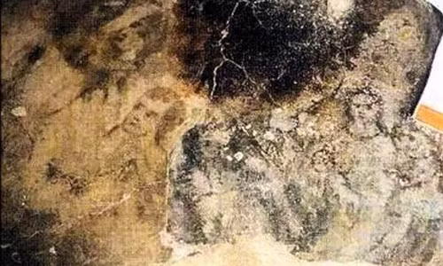 Một trong những vết ố hình mặt người xuất hiện trong căn bếp nhà Pereira.