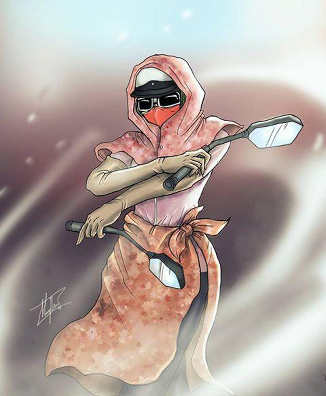 &quot;ninja&quot; khoe sac xuan mon mon trong bo suu tap ao chong nang sac so hinh anh 1