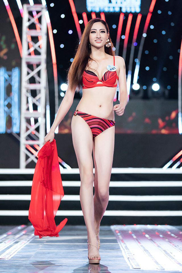 Xuất hiện cô gái giống Hoa hậu Đỗ Mỹ Linh tại chung khảo Miss World Việt Nam 2019 ảnh 3 tai chung khao miss world viet nam 2019, xuat hien "em gai that lac" cua hoa hau do my linh! - 4