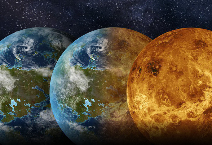 Sao Kim có thực sự là một hành tinh xanh giống trái đất? - Ảnh đồ họa từ NASA.