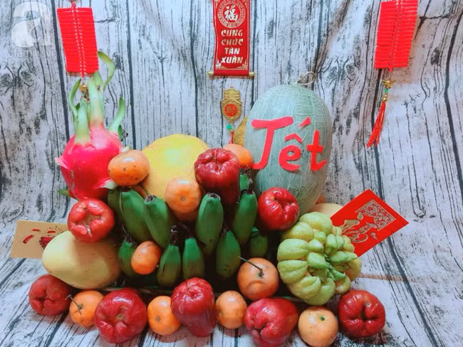 Cách đơn giản bày mâm ngũ quả độc đáo cho năm Kỷ Hợi nhiều tài lộc