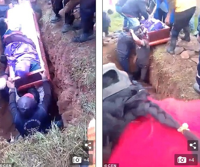 dang dat quan tai xuong mo, su co bat ngo xay ra hinh anh 1