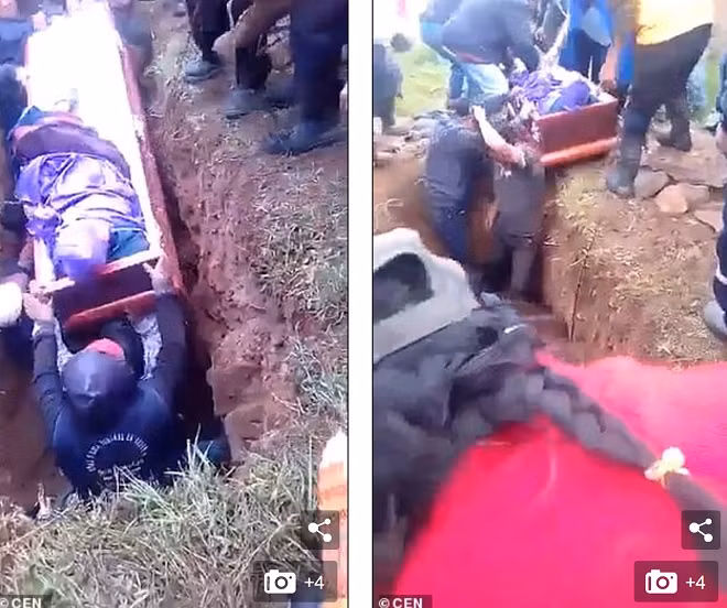 dang dat quan tai xuong mo, su co bat ngo xay ra hinh anh 1