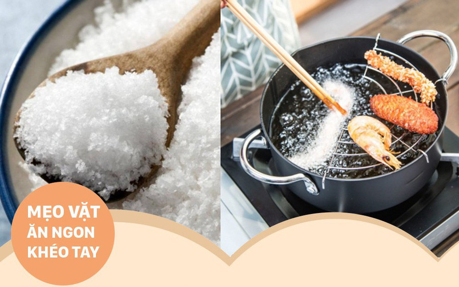 6 mẹo vặt để khi chiên rán thực phẩm không bị bắn dầu ra ngoài 