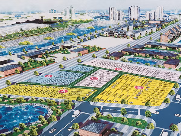 Một bản vẽ dự án làng đại học quốc tế