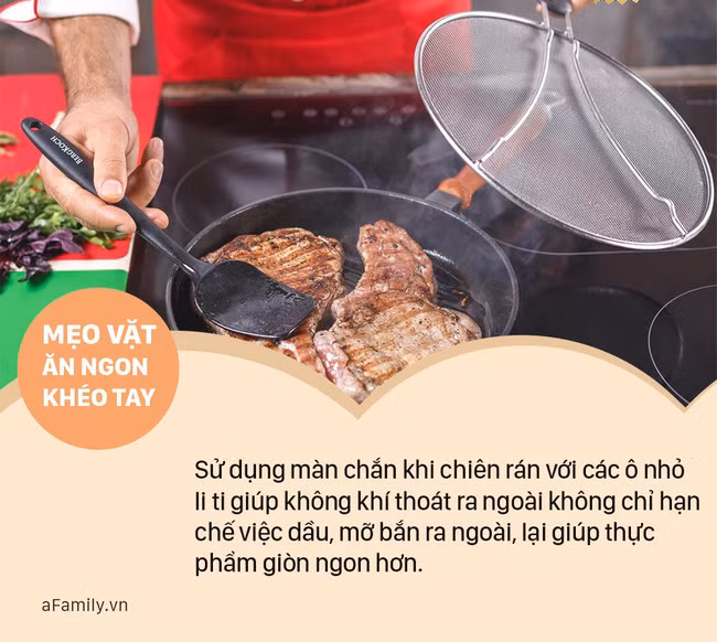 6 mẹo vặt để khi chiên rán thực phẩm không bị bắn dầu ra ngoài của các đầu bếp mà ít ai biết - Ảnh 6.