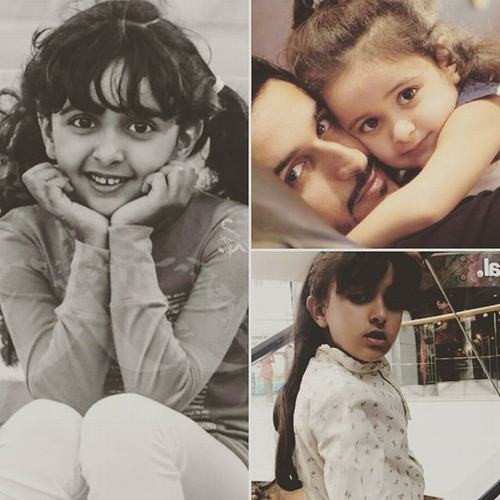 Cuộc sống vương giả của nàng công chúa giàu có nhất Dubai ảnh 2 Ba chị em Mahra, Maryam và Fatima cùng vua cha ngày còn nhỏ