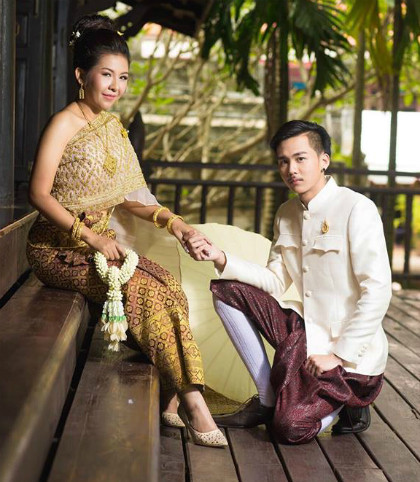 Ảnh cưới củaJutathip và Pakhin. Ảnh cưới củaJutathip và Pakhin. Ảnh: Facebook.