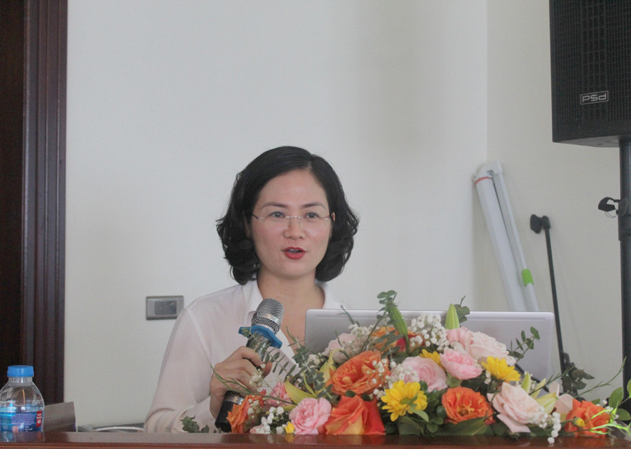 TS. Trần Thị Ngọc Bích - Giám đốc Trung tâm chứng nhận văn bằng. (Ảnh: LT). TS. Trần Thị Ngọc Bích - Giám đốc Trung tâm chứng nhận văn bằng. (Ảnh: LT).