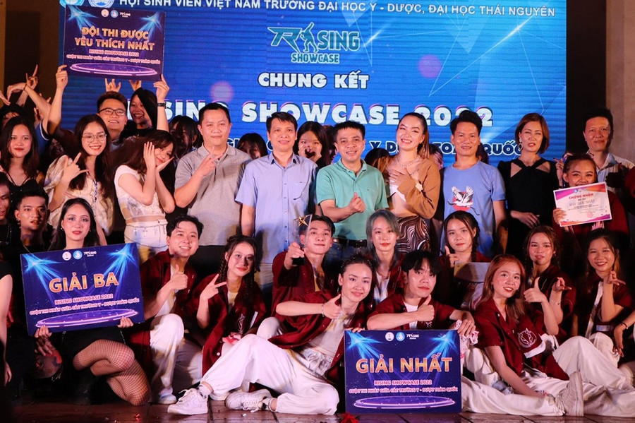  RISING SHOWCARE 2022 cuộc thi nhảy giữa các trường y dược trên toàn quốc đã thu hút đông đảo sinh viên tham gia.