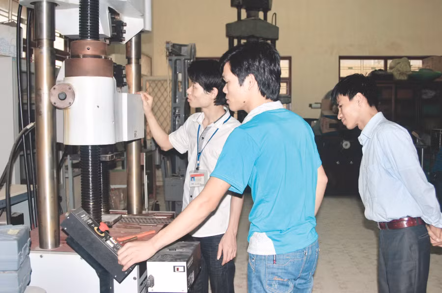 Thực tế đào tạo là thước đo chứng minh việc nâng cao chất lượng đào tạo của từng trường. Ảnh: TG