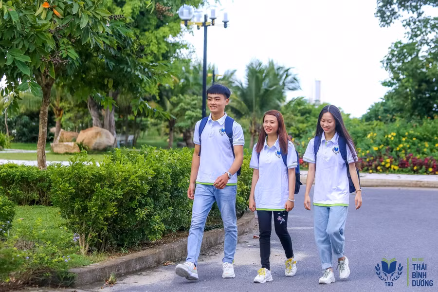 Campus xanh Trường ĐH Thái Bình Dương tại TP. Nha Trang.