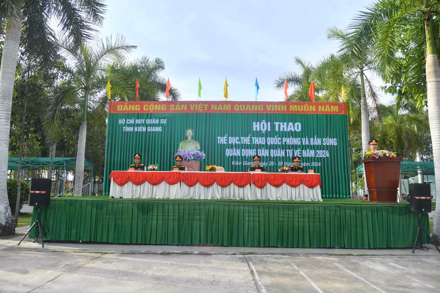 Hội thao năm nay diễn ra tại Tiểu đoàn 3, Trung đoàn 893.