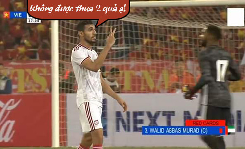 Dù chơi kém người và thua trước nhưng UAE vẫn đạt được mục tiêu đề ra.