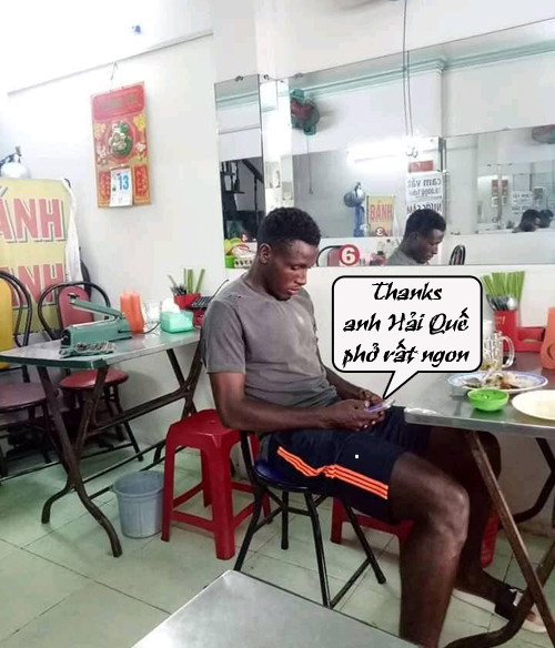 Nếu hết trận chắc không còn tâm trạng để ăn, cám ơn anh Hải nhiều.