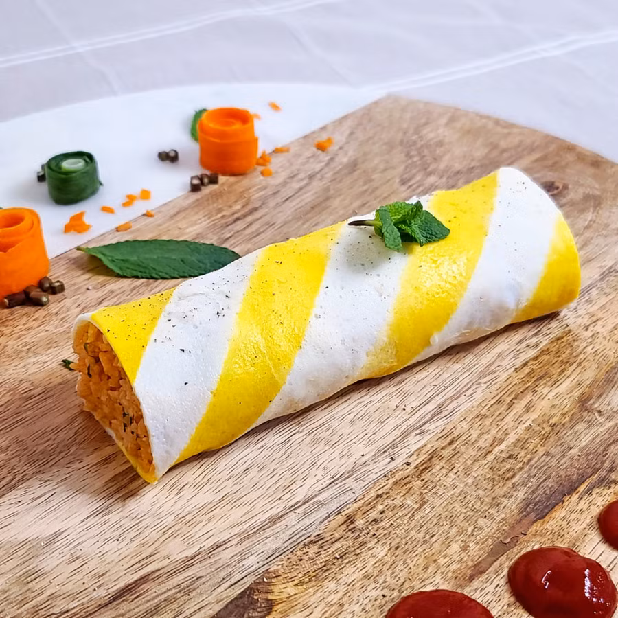 Cách làm cơm chiên trứng cuộn xoắn ốc trong 5 phút sang chảnh như ngoài hàng ảnh 1